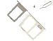 Produktbild AGI Komp.SIM+SD Tray Gold für Samsung J330F Galaxy J3 2017 DUAL kompatiblen