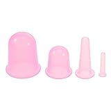 Anself 4pcs 4 sizes Chinese Cupping Massage Set Cupping Therapy Set