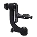 Produktbild Gereton Professional Heavy Duty Metal 360-Grad-Panorama-Gimbal-Stativkopf mit Schnellwechselplatte und Wasserwaage für Digitale Spiegelreflexkameras bis zu 38 kg / 17 kg