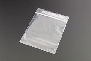 BAG IT PLASTICS Grip Seal Bags - GRIPWELL Self Seal Resealable Food Safe - 3" x 3.25" / 75mm x 80mm - Pack of 100