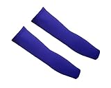 Dsstyles Outdoor Sports Sun Protection Cooler Cooling Arm Sleeves Pair 2 Pcs for Cycling/ Bike/ Hiking/ Golf/ Basketball/ Running/ Football/ Basketball Shooting - Purple