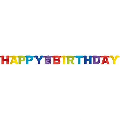Kinder Geburtstag Dekoration Deko-Set *Stern* Happy Birthday Partykette Girlande 6 Luftballons und 3 Geburtstags-Kerzen 4. Geburtstag - 4