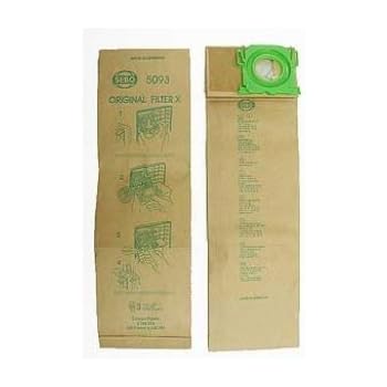 20 Sacchetti Per Aspirapolvere In Carta Per SEBO 370 E Serie C | Multistrato, Resistenti, Filtrazione Ottimale, Compatibili Con 5093 ER / Filterbox