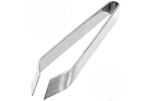 SATOHA Fischgrätenzange, rutschfeste Präzisionspinzette zum Entgräten von Lachs, Barsch oder Wels, aus Edelstahl, handgefertigt, auch zum Rupfen von Geflügel oder Ausziehen von Schweineborsten