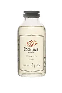 Coco love cold pressed coconut oil ,200ml enriched with natural vitamin