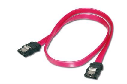 ASSMANN Electronic Cable de SATA 7-Pin, 0.3 m, color rojo, 1 unidad
