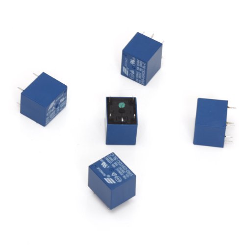 TOOGOO(R) 5 Stueck 5V DC Mini Power Relay PCB Typ Leistungsrelais - 2