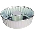 RINKLE TRENDZ Aluminium Ring Cake Pan - Volcano Pan - Bundt Pan - Large