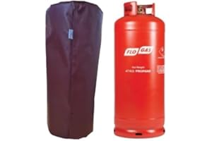 BAGS AND COVERS DIRECT LTD Insulated Thermal 47kg Gas Bottle Cover (Burgundy)