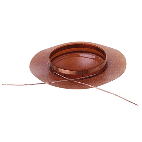 GROOMY Hochtöner Schwingspule Horn (2-er Set), Hochtonlautsprecher Harz Schallfilm Membran Braun 25,5 mm – Bild 3