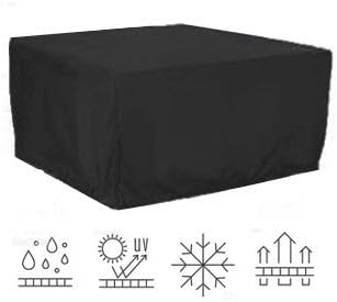 HBCOLLECTION Premium polyester Cover for Garden rectangular table 4-6 seats 173cm