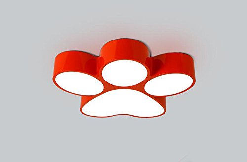 Preisvergleich Produktbild FGSGZ Kreative Deckenleuchte Led Deckenleuchten Boys Girls Schlafzimmer Kindergarten Pet Shop Beleuchtung Rot Weißes Licht Durchmesser 60CM