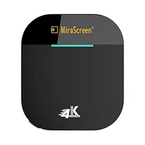 G5 Plus 2.4G/5G WiFi Display Receiver 4K UHD TV Stick Miracast DLNA AirPlay Screen Mirrioring for iOS Android Smart Phone Tablet PC Black