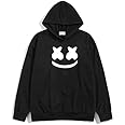 The SV Style Unisex Cotton Hooded Neck Sweatshirt (SV=:)===_Black _L)