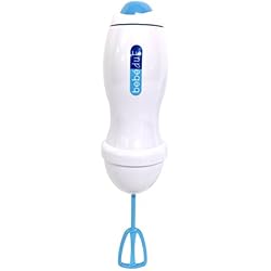 Bebé Due 80107 Mixeur pour biberon 2 en 1 - Blanc (bleu)
