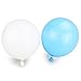 Produktbild Pixnor Metallic Ballons jeweils 25 x weiß und blau Hochzeit Party Dekoration Ballons - 50 Stück
