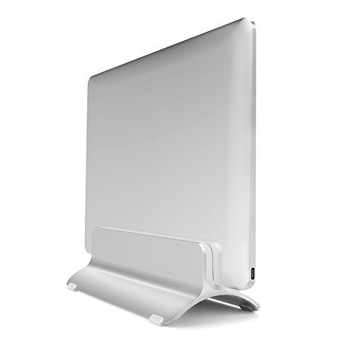Vertikaler Laptop-Standplatz, Jelly Comb Vertikaler Dock / Aluminium Vertikaler Standplatz / Platz sparend Vertikaler Tisch-Standplatz für MacBook Pro / Air
