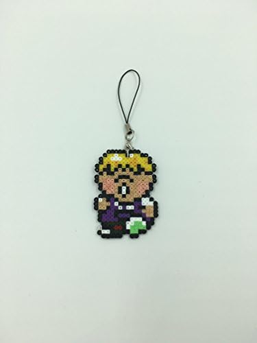 Earthbound/Mother 2 inspired Pokey Minch pixel bead bag charm