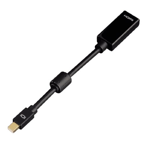 Hama Mini DisplayPort zu HDMI Adapter, Full HD bis 1080 dp, miniDP Stecker auf HDMI Buchse, ideal für Macbook Air/Macbook Pro/Mac Pro/Mac Mini, schwarz - 3