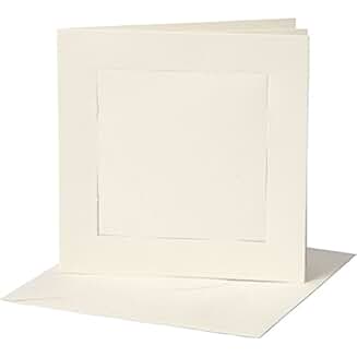 10 Passepartout Bianchi 20x20cm - Interno 14x14cm, Cartoncino Spesso Per Foto - Foto 9