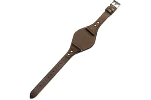 LANAPPTLTG Bracelet de montre en cuir for femmes, 18mm, adapté au Fossil ES4113 ES3625 ES3616 ES3838 ES4114