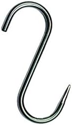 CNS 10 x S-Hooks Meat Smoking hook, 180/6mm