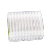 Color: blanco. Zeagro Organic Baby Safety Buds bastoncillos de algodón de bambú ecológico y fácil Biodegradable bebé higiene Personal Cuidado Diario Eco Box