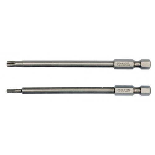 2 extra lange Phillips-Bits Bit 100mm TORX T10 T25