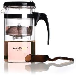KAMJOVE Glass Gongfu Teapot With Infuser Mug 200ml/7oz