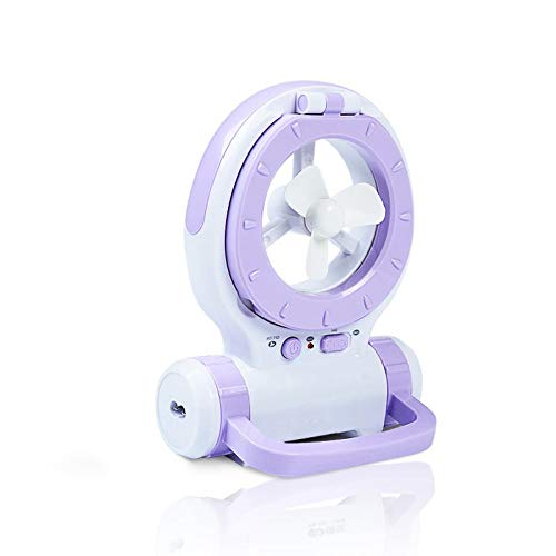 CITRA Rock Light Powerful Rechargeable Portable Table Desk Fan with Torch and SMD Desk Lamp 7052, Assorted