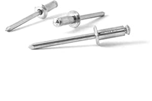 Bralo - Remache flor aluminio/acero alomada diámetro 4,8x50mm