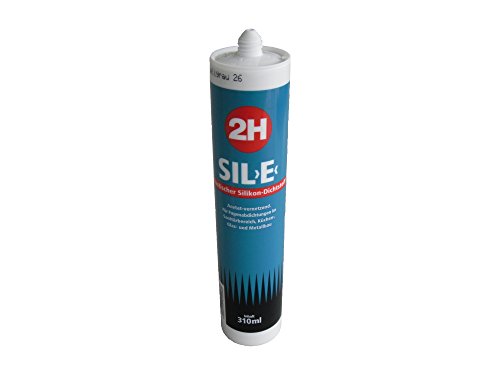 Preisvergleich Produktbild 2H SIL>E< Sanitär und Fliesen Silikon fugengrau (500) 310ml Kartusche