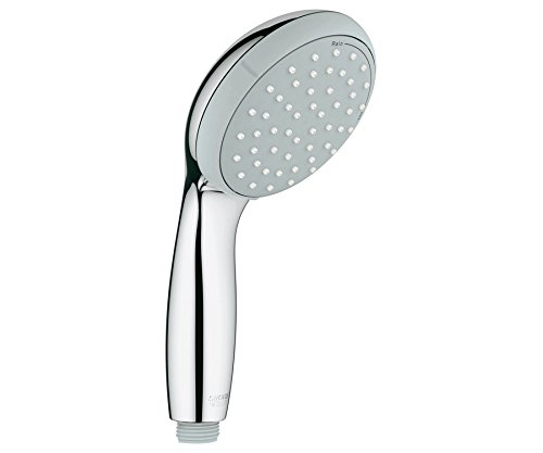 Grohe 27795000 Tempesta 100, Brausestangenset 600mm, 2 Strahlarten, feste Bohrlöcher zur Befestigung, chrom