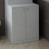 Washing Machine Cabinet Poyraz Bottom White