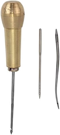 xinyiwei Sewing Awl Hand Stitcher Shoe Repair Kit Drilling Repairing Needles with Copper Handle