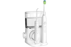 Waterpik Sensonic Complete Care Water Flosser, Rechargeable Electric Toothbrush and Water Flosser Combo Set, CC-04, White,