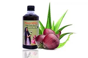 Mysore Adivasi Herbal Onion Hair Oil for Hair Growth & Hair Fall Control with Natural Ayurvedic Ingredients-250ml