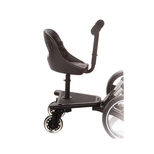 Be Cool - Asiento de patinete universal skate seat 503 para coche de paseo negro
