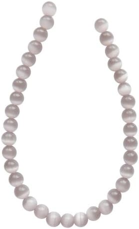 Tennessee Crafts 1681 Glass Lavender Cat's Eye Jewelry, Round, 6mm