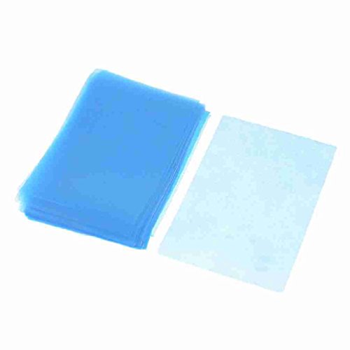 Move&Moving(TM) 50 Pcs 9cm x 6cm Facial Face Cleaning Blue Oil Blot Absorbing Paper
