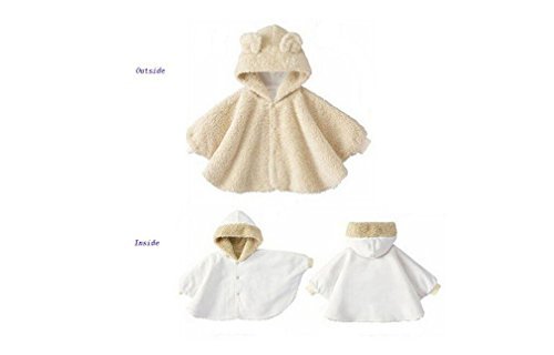 Zenness Cute Baby Clothes Cloak Hoodie Bunny Cape Baby Mantle (95CM(1-2years))