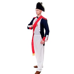 DRESS ME UP Disfraz Hombre señor Disfraz Napoleón Bonaparte 1.3603.L12 Francés Revolution Talla S/M L206