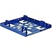 Produktbild DeLock Aluminium Einbaurahmen 2 x 2.5 zu 3.5", Blau