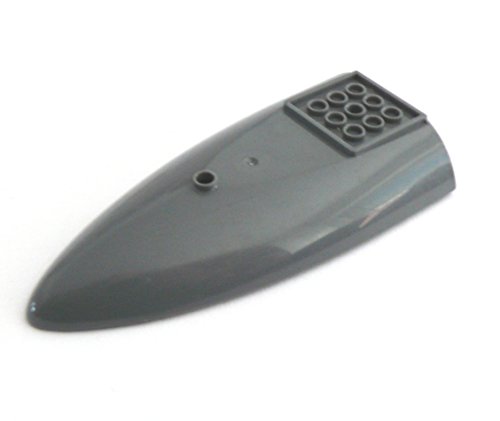 Preisvergleich Produktbild LEGO ® Technik - Flugzeugteil - 8 x 16 - abgerundet - Heck - Rumpfteil - dunkelgrau - 54099 - 7894 7893