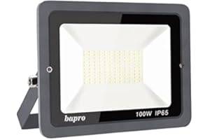 PROBAPRO 100W Faretti a LED per Esterni, 10000 Lumen Potenti Luci a LED Illuminazione Proiettore, Bianco Caldo 3000K LED Esterno Impermeabile IP65, Lampada Luce per Giardino, Corridoio, Casa,Terrazza
