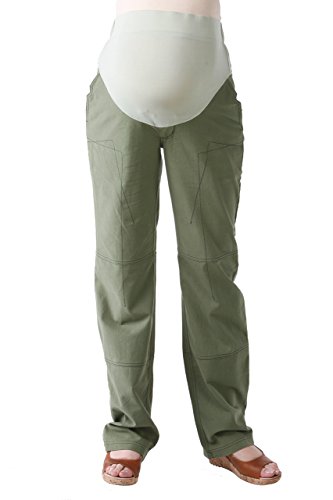 Morph Maternity Women's Casual Maternity Pant Small Green