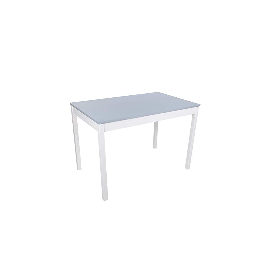 Essgruppe mit 1 Tisch 4 Stühle, Holz Tischgruppe Esstischset Sitzgruppe