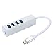 Produktbild Prevently Anker Ultra Slim Extra Leicht 5 Port USB 3.0 Hub Type-C Aluminium Portable Data Hub mit 20W Netzteil für PC USB Flash-Laufwerke und Andere Geräte