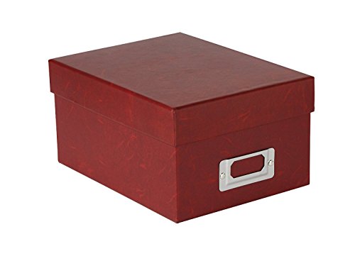 The Photo Album Company 10 x 15 cm Feste Foto Storage Geschenk-Box – Rot