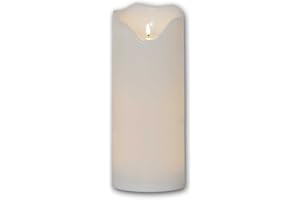 STAR TRADING Bougie LED d'extérieur XXL GRAND, flamme 3D, bougies jumbo 40cm, avec minuterie